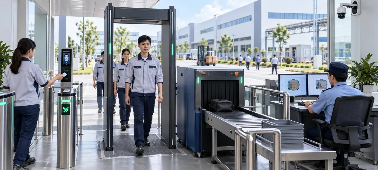 Hệ thống kiểm soát an ninh nhà máy