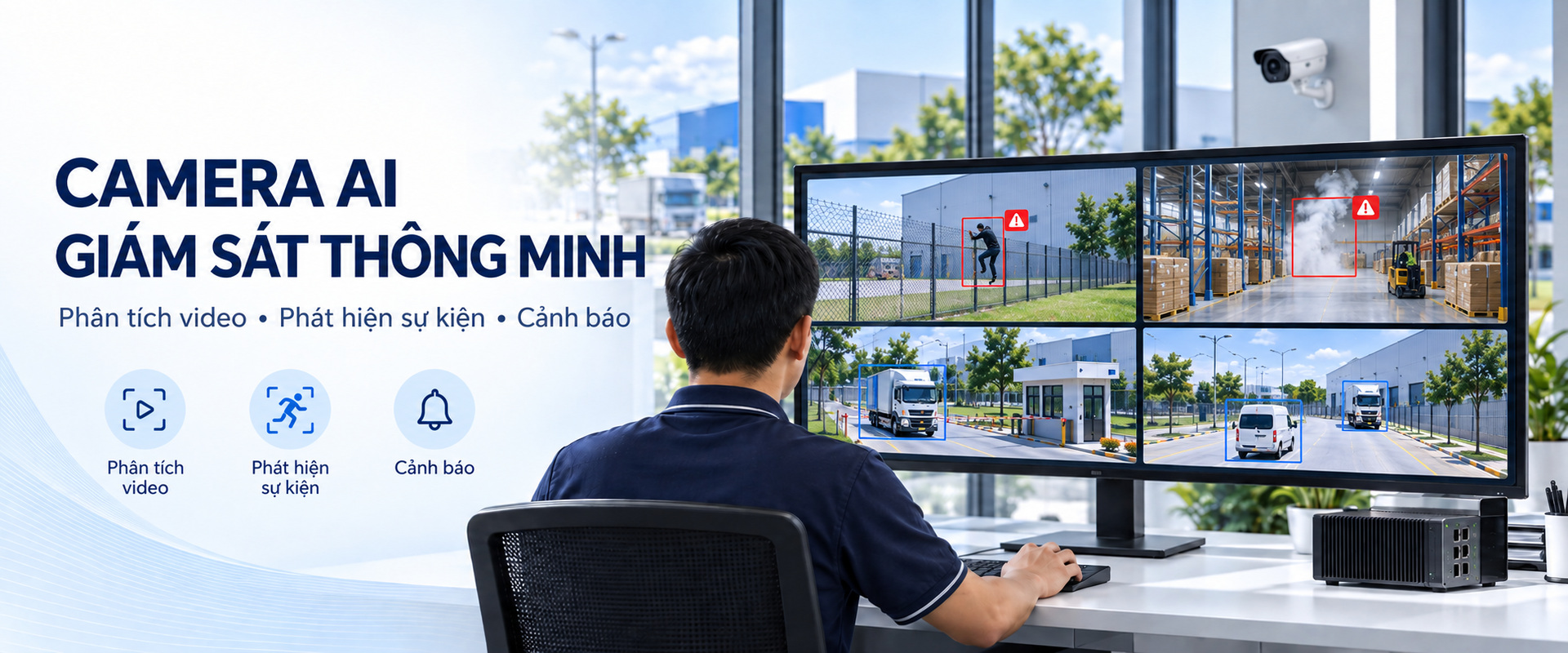 Giải pháp Camera AI – Giám sát thông minh và cảnh báo tự động