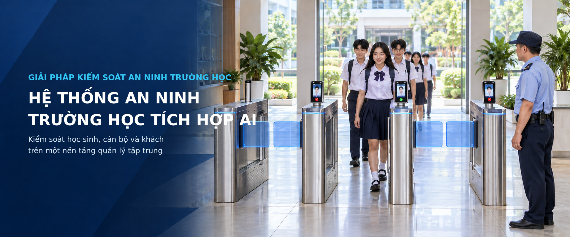 Giải pháp kiểm soát an ninh trường học tích hợp AI
