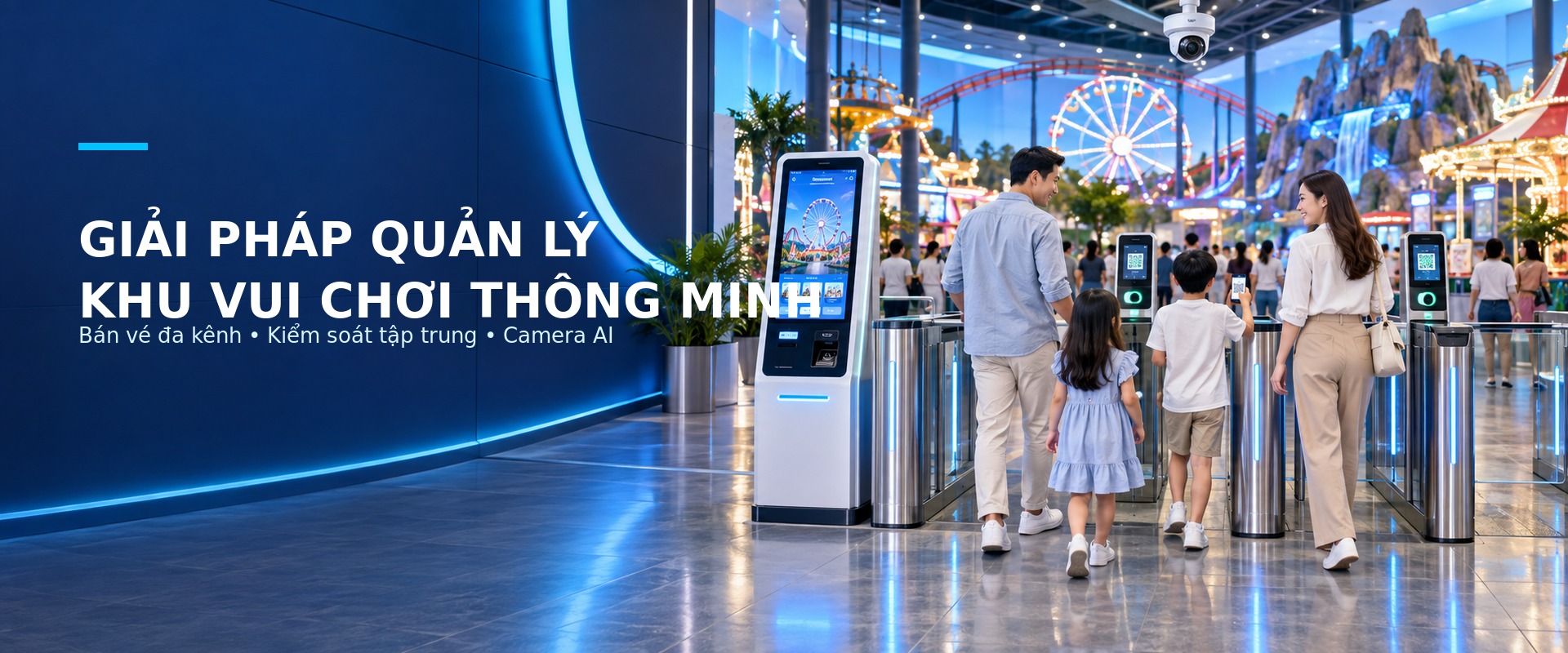Giải pháp quản lý khu vui chơi thông minh ứng dụng AI