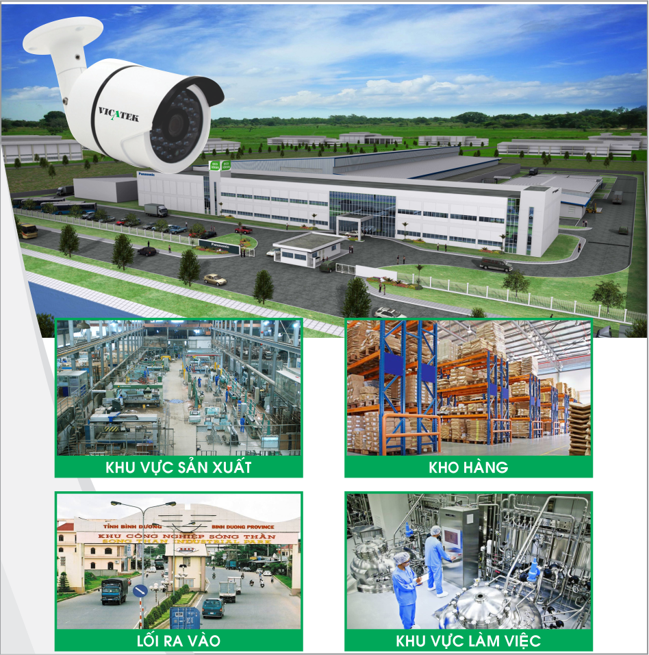 Giải pháp hệ thống camera nhà xưởng