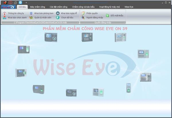 Hướng dẫn cài đặt máy chấm công Wise eye On 3.9 
